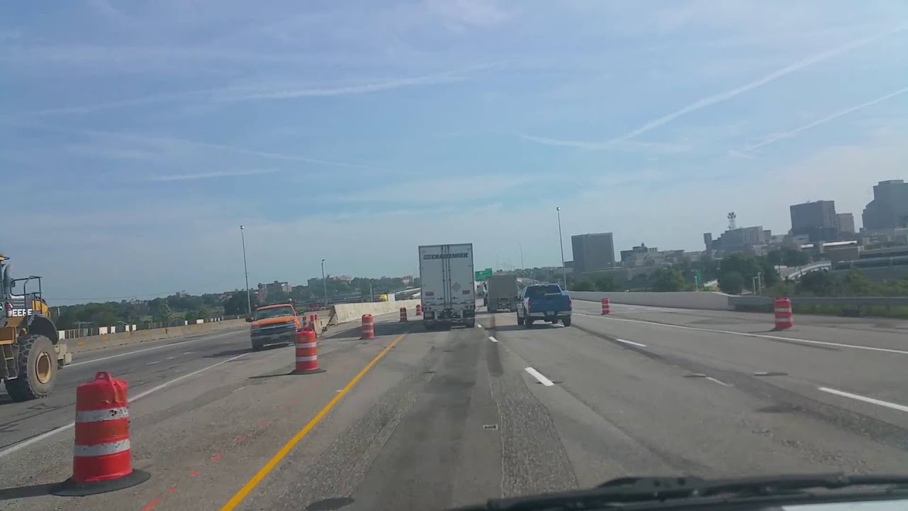New I75 northbound through Dayton Ohio YouTube
