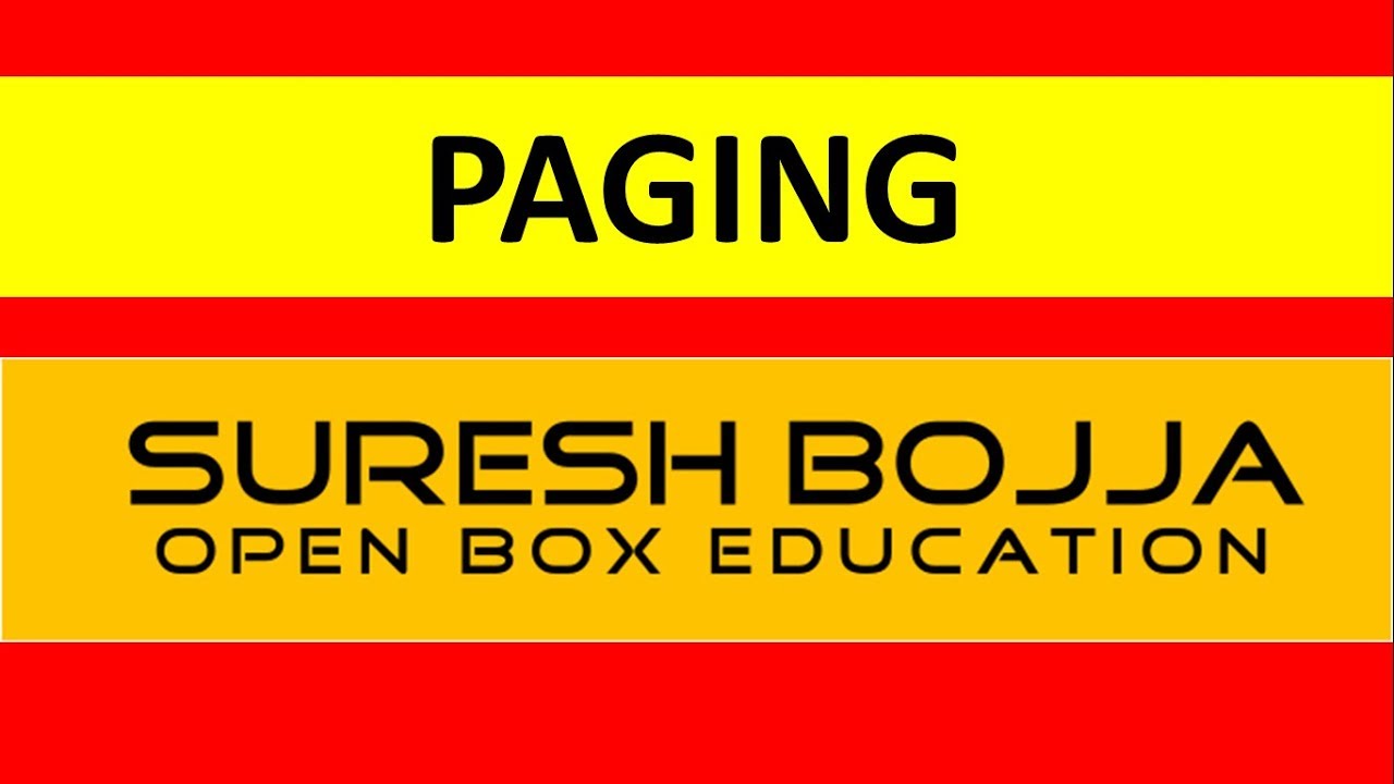 Paging - OPEN BOX Education - YouTube