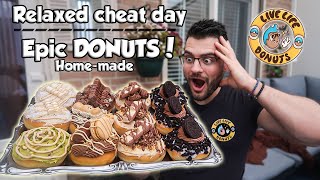 RAW CHEAT DAY WITH HOME MADE DONUTS | FOLLOW LIVE LIFE DONUTS ...