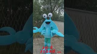SPOTSOUND.CA Mascot Costume - Big blue eyed crab full body mascot costume cosplay