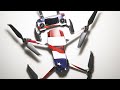 DJI Mavic 2 Zoom Drone Patriotic Skin Installation