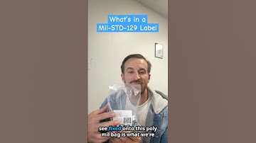Breaking down the Mil STD 129 label