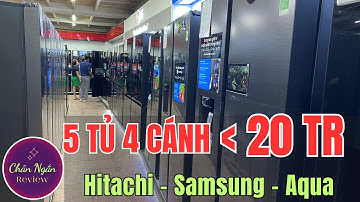Top 5 Tủ Lạnh 4 Cánh Dưới 20 triệu Đáng Mua Nhất 2025 | Chân Ngắn RV