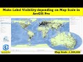 Make label visibility depending on map scale in arcgis pro