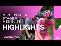 A Day To Forget For The Sprint Teams 😬 | Giro D'Italia Stage 5 Race Highlights | Eurosport Cycling