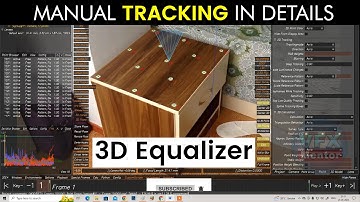 Manual Tracking in 3D equalizer for Beginners | STEP BY STEP | 3D Equalizer Tutorial 👍👍