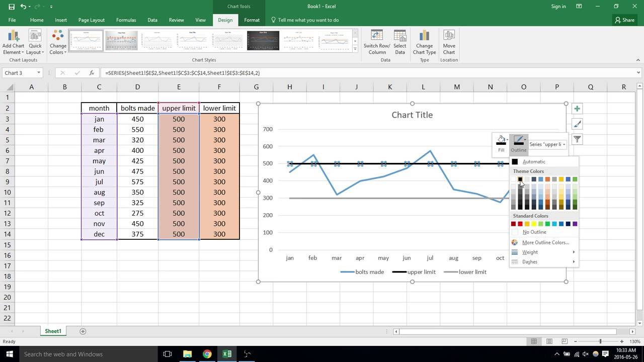How To Plot A Control Chart In Excel