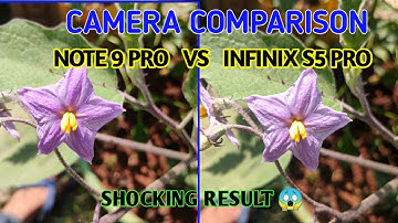 Infinix S5 pro vs Redmi note 9 pro camera comparison video | infinix s5 pro camera |Tech 4 camera