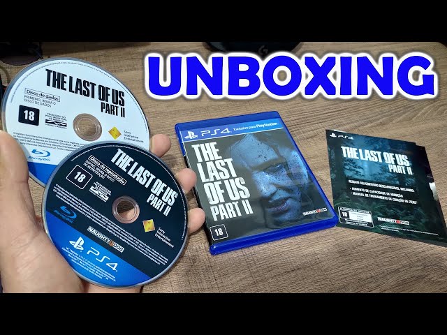 THE LAST OF US PART 2 - UNBOXING MÍDIA FÍSICA 