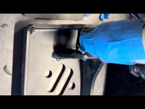 Rear shock mounts part 1 & removing the spare tire well - YouTube