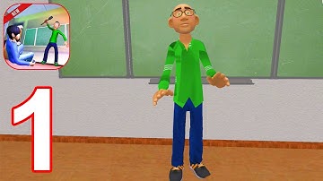 Baldi Bad Scarry Math Teacher Horror School Escape - Gameplay Walkthrough Part 1 (Android, iOS)