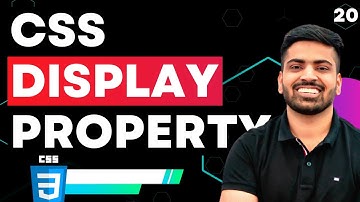 CSS Course | CSS Display Property | inline and block elements | Web Development Course Tutorial 20