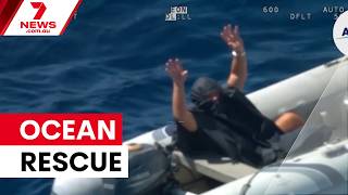 Information Canadian sailor rescued after yacht sinks in Indian Ocean | 7NEWS Guide