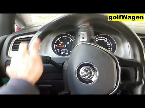 VW Golf 7 steering wheel angle sensor calibration /basic settings/ VCDS