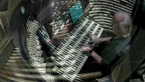 Peter Richard Conte plays the Midmer-Losh organ at...