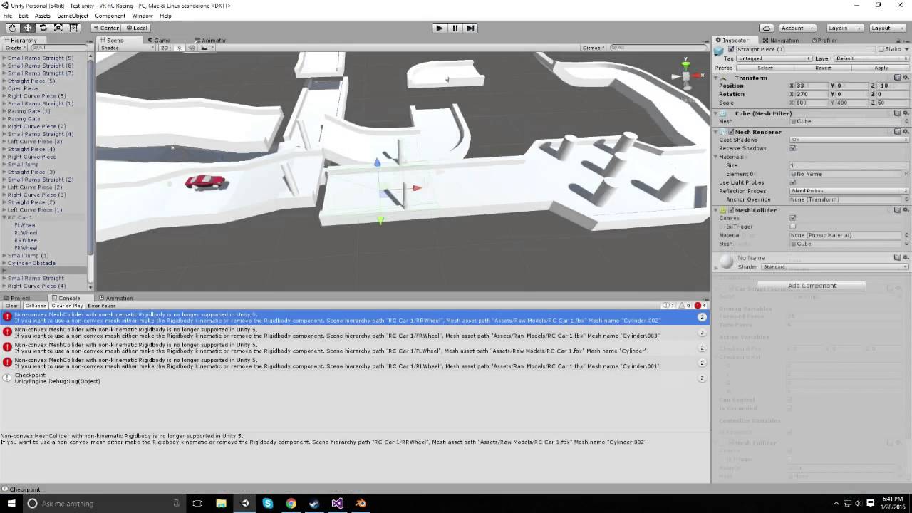 VR RC Car Game - Dev Log #2 - YouTube