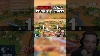 ANOTHER Casual Reverse 3-Stock! #smashbrosultimate #smashbrothersultimate #smashultimate #shorts