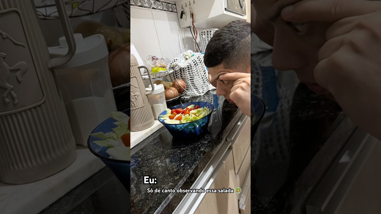 Eu só de canto observando essa salada 🥗 