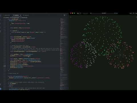Firework Simulator with Sound | HTML CSS JS