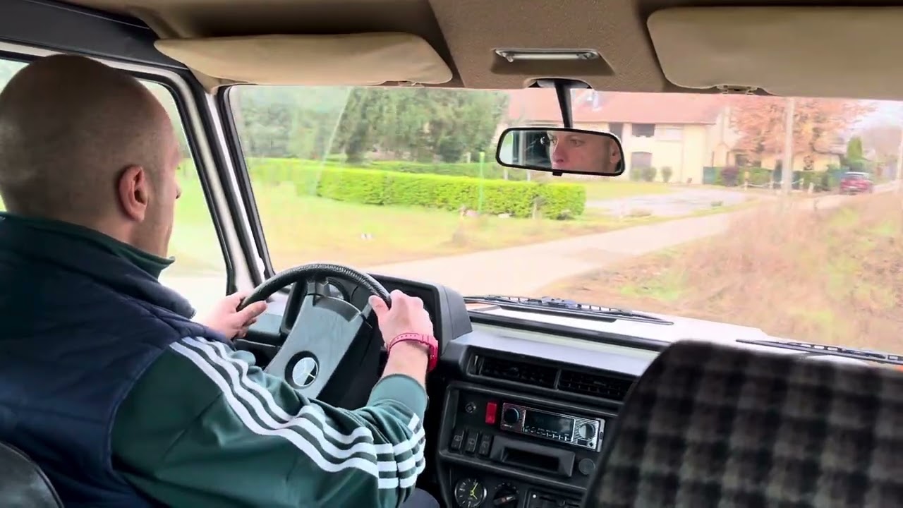 1984 Mercedes G d 300 4 speed POV