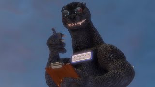 Godzilla & King Caesar Reacts To: Axor Vs.Godzilla — Kaiju Fight Fan Animation