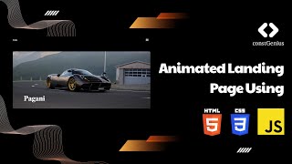 Animated Landing Page Using HTML, CSS & JavaScript | Modern Animation with GSAP