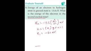 Energy of an electron in hydrogen atom in ground state is -13.6 eV. What is the energy of the elect