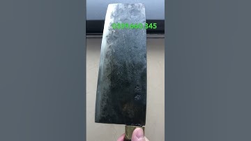 Dao chặt gà thép lò xo #daochatga