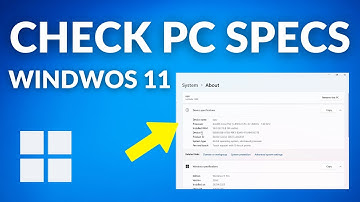 How To Check PC/LAPTOP Specs On Windows 11/10