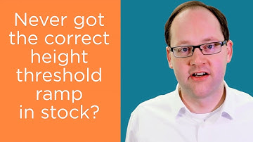 How To Adjust Height For Up To 10cm Thresholds With The Doorline™ Variwedge