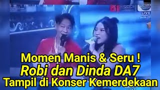 Momen Manis & Seru Robi dan Dinda DA7 Saat Tampil di Konser Kemerdekaan