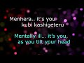 Charisma.com - Menherabusu Lyrics (English w Romaji)