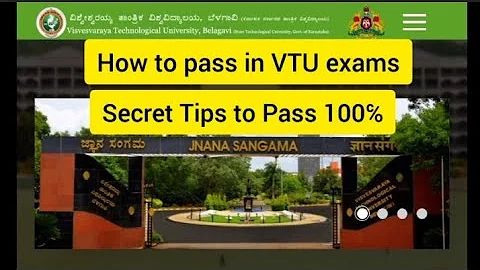 how to pass in vtu exams | secret tips to pass vtu exams | easy way to pass vtu exams | vtu sem exam