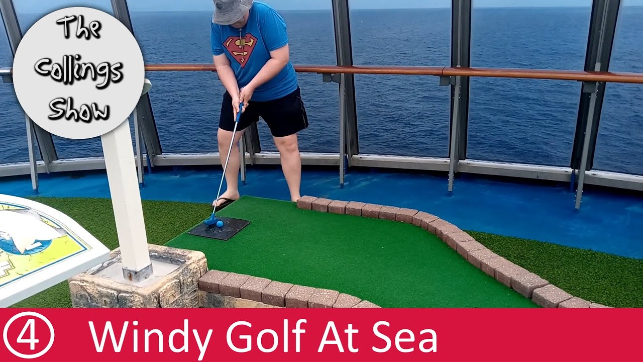 Carnival Spirit Cruise Vlog 2020 - Windy Mini Golf at Sea