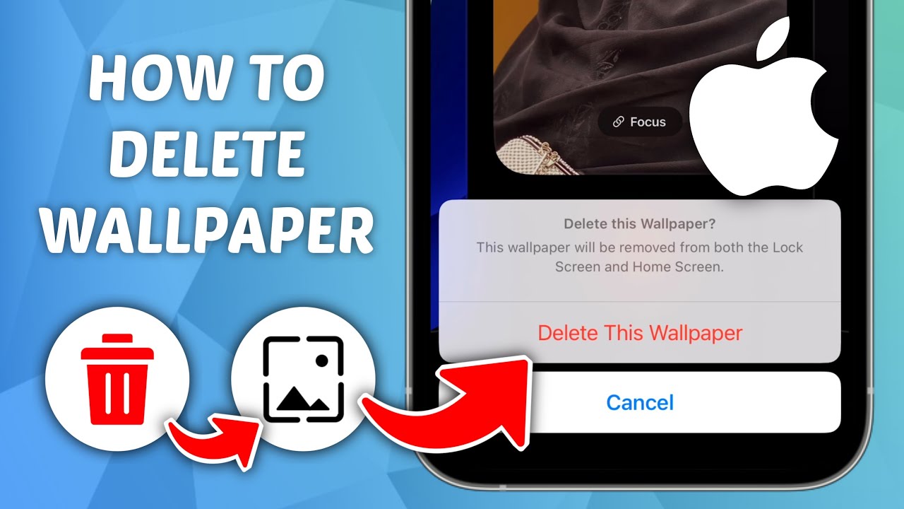 How To Delete Iphone Wallpaper On Ios 17 Youtube
