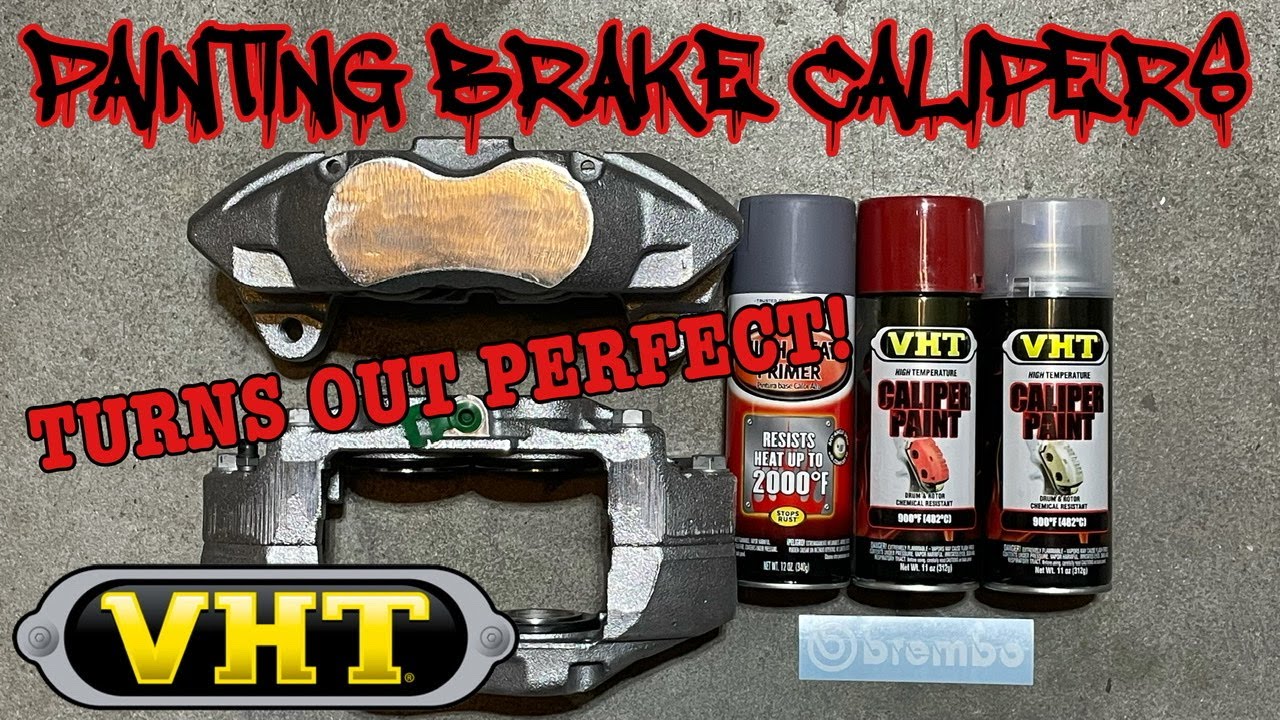Painting brake calipers for the Silverado Big brake kit