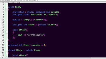 C++ :: Classes & Structs Inheritance + Static Keyword + Polymorphism + Pointers + More