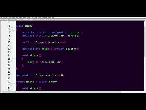 C++ :: Classes & Structs Inheritance + Static Keyword + Polymorphism + Pointers + More