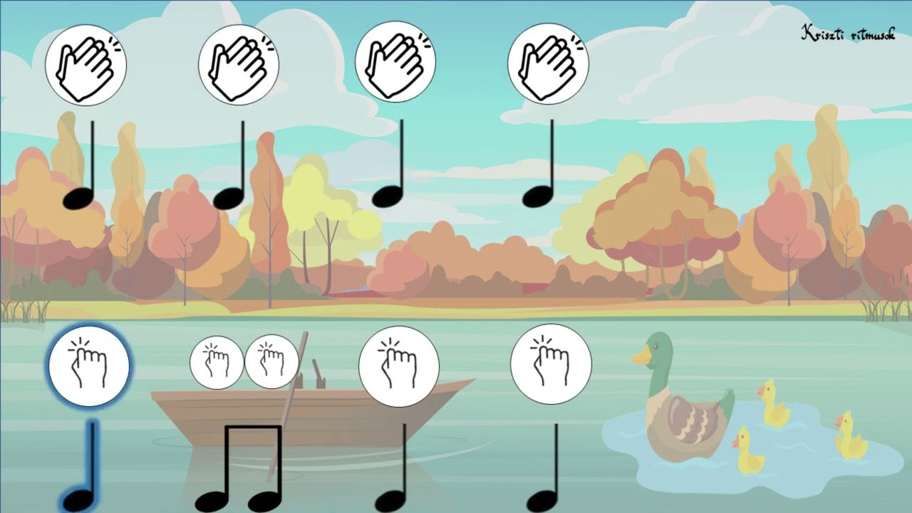 Gácsér fürdik- Dal ritmusa (1. osztály)