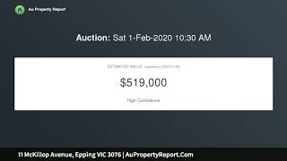 11 McKillop Avenue, Epping VIC 3076 | AuPropertyReport.Com 11 McKillop Avenue, Epping VIC 3076 | AuPropertyReport.Com