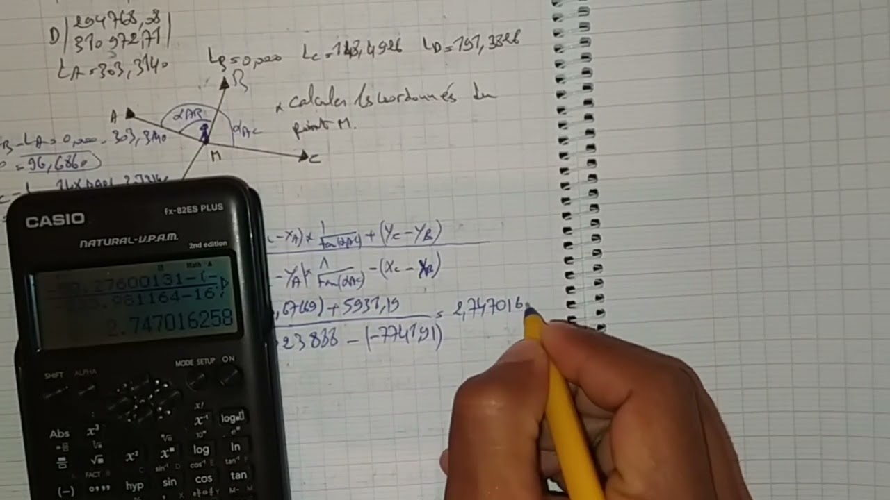 Exercice de Relèvement topographique partie 1