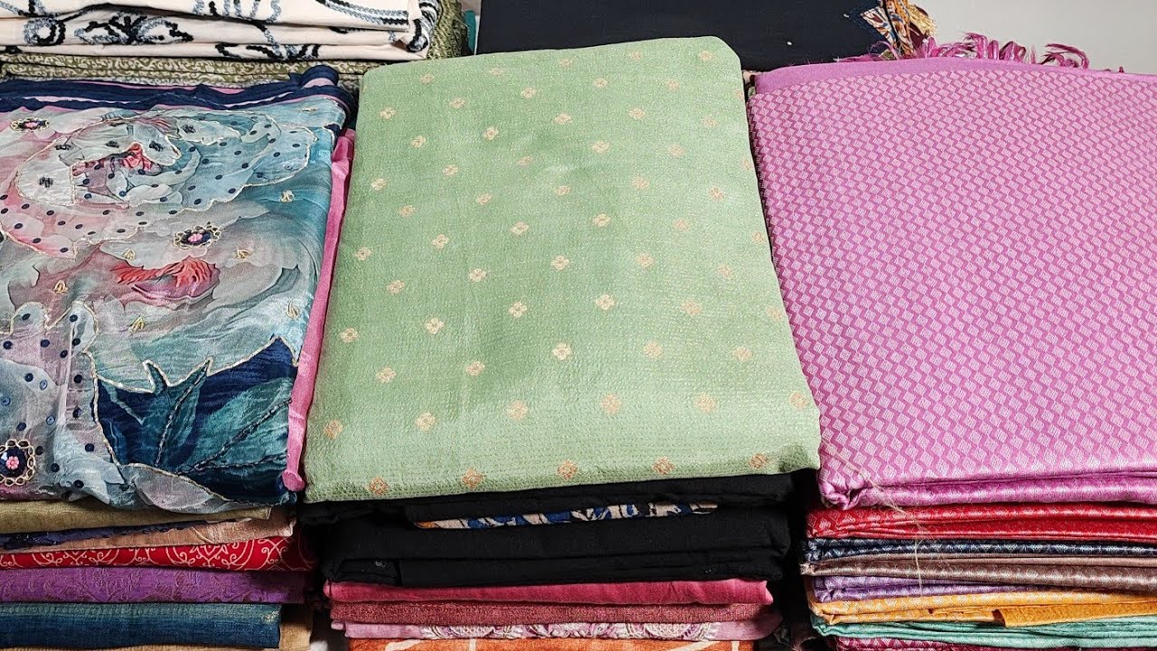 PURE MODAL MUSLIN SILK PARTY WEAR SET|PURE VISCOSE ORGANZA DESIGNER SET