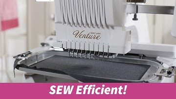 Efficient Embroidery on the Baby Lock Venture™ Multi-Needle Embroidery Machine