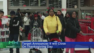 Target Announces It Will Close On Thanksgiving Day