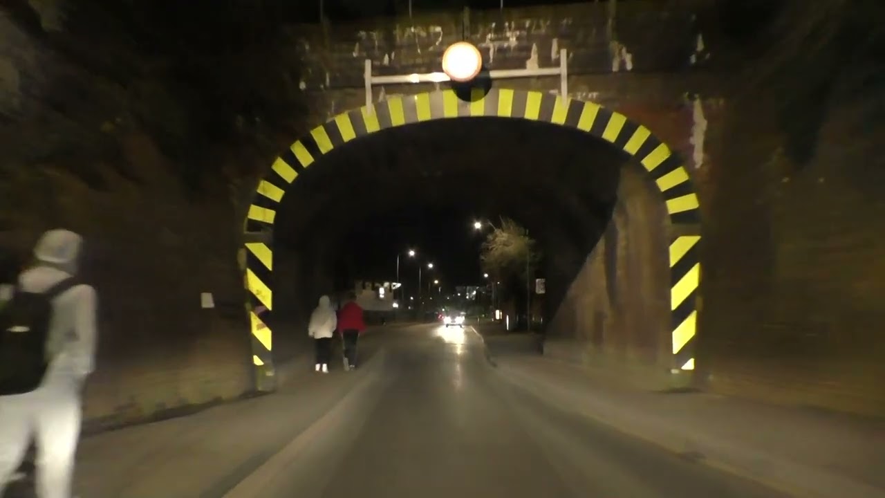 Night Drive On Droitwich Road, Bilford Road & Blackpole Road, Worcester England 10th February 2022
