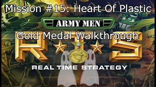 Army Men RTS mission #15(Heart of Plastic) gold medal walkthrough