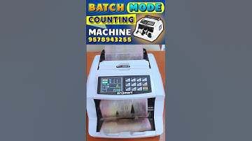 How to 🔧Set A Batch Mode in 💸Cash Counting Machine #eromart #batchmode #cash #shorts