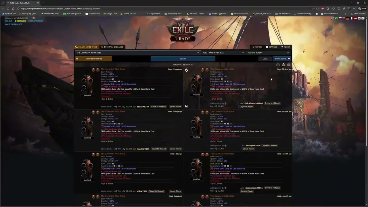 Poe2 Gambler dream is to hit big | Gamble Wednesday