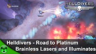 Helldivers (Platinum Trophy) | Brainless Laser and Illuminates - PS4 Pro