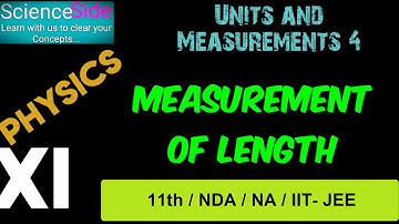 Length Measurement 11th Physics Chapter 2 UNITS and MEASUREMENTS Part 4